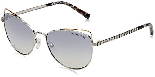 Michael Kors 11537B Gafas de Sol, Silver, 55 para Mujer