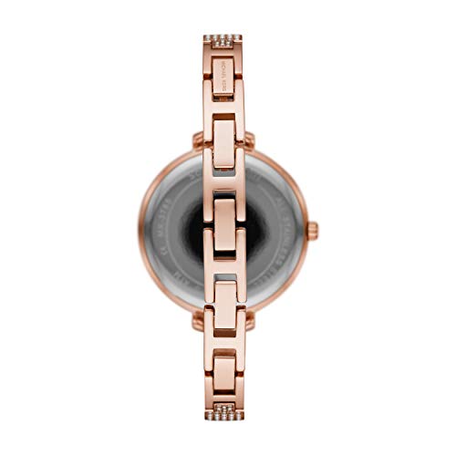 Michael Kors Reloj para Mujer JARYN, Tamaño de Caja de 36 mm, Movimiento de Tres Manecillas, Correa de Acero Inoxidable, Oro Rosa