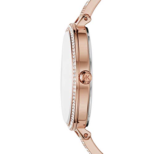 Michael Kors Reloj para Mujer JARYN, Tamaño de Caja de 36 mm, Movimiento de Tres Manecillas, Correa de Acero Inoxidable, Oro Rosa