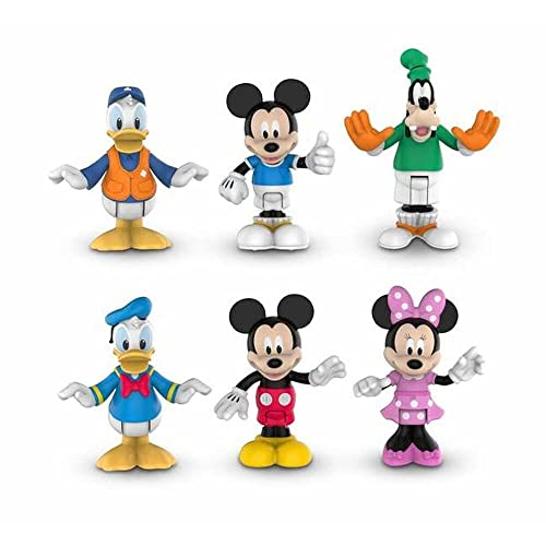 MICKEY&MINNIE Figura articulada de 7,5 cm, Varios Modelos Disponibles, Juguete para niños a Partir de 3 años, MCC07