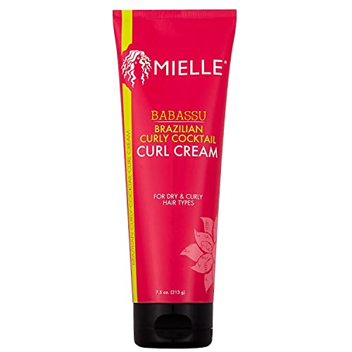 MIELLE BABASSU Brazilian Curly Cocktail Curl Cream 7,5OZ, Único, Estándar, 221