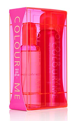 Milton-Lloyd Colour Me Neon Pink - Fragrance For Women - Gift Set Body Spray, By Milton-lloyd, color Gift Set, 150 ml