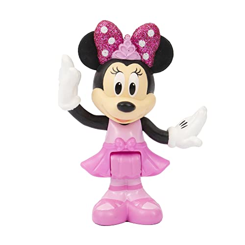 Minnie, 2 Figuras articuladas de 7,5 cm con Accesorios, diseño de Bailarina, Juguete para niños a Partir de 3 años, Mcn172