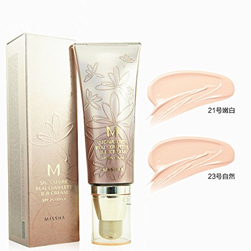 MISSHA M Signature Real Complete BB Cream SPF25/PA++ Nº 21 - Crema para el pelo, 45 g, 1 unidad