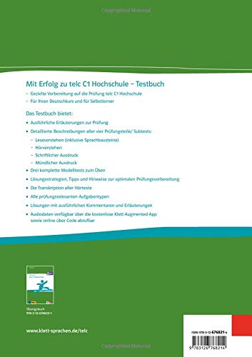 Mit erfolg zu telc c1 hochschule, libro de tests: Testbuch