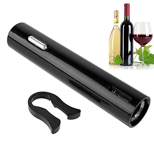 MIUE Abrelatas De Botella Elegante Eléctrico del Vino, Abrelatas Automático Todo Junto del Vino del Sacacorchos, Abrelatas De Botella Sin Cuerda, Black