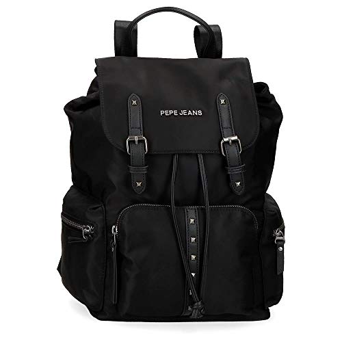 Mochila Pepe Jeans Roxanne Negra, Media