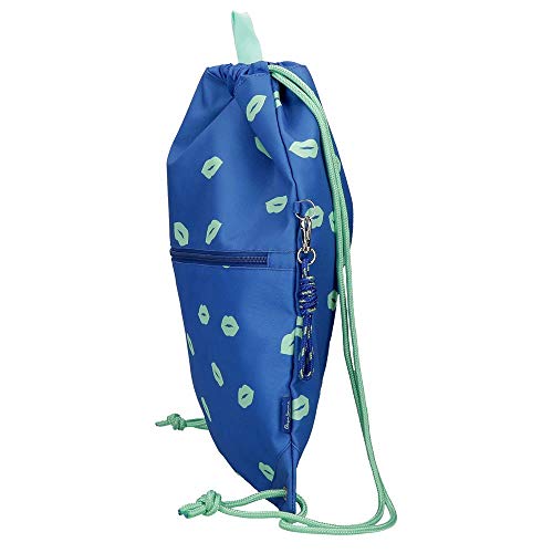 Mochila Saco Pepe Jeans Ruth, Azul, 35x46 cm