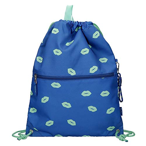 Mochila Saco Pepe Jeans Ruth, Azul, 35x46 cm