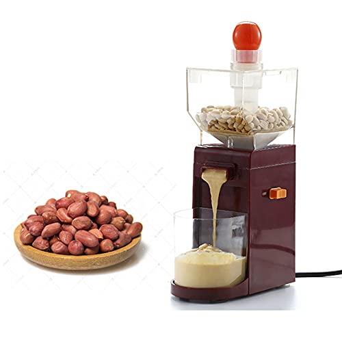 Molinillo de Grano portátil Cereal eléctrico Molinillo pequeño para el hogar Fabricante de Mantequilla de maní Molinillo de Granos eléctrico para café Maíz Cacahuetes Anacardos Avellanas 500ML