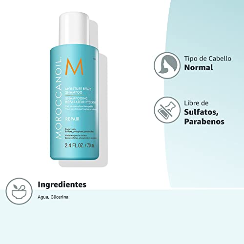 Moroccanoil Champú Reparador Hidratante, 70 ml (Paquete de 1)