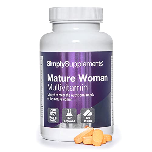 Multivitaminas para Mujeres - Para mayores de 65 años - ¡Bote para 4 meses! - 120 Comprimidos - SimplySupplements