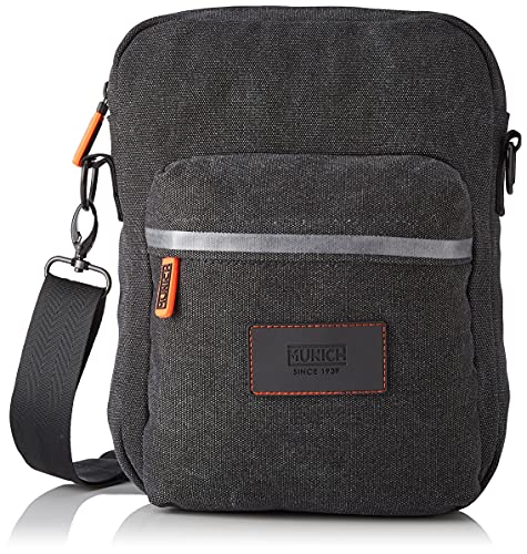 Munich PATCH CROSSBODY DARK GREY, BAGS para Hombre, Mediano