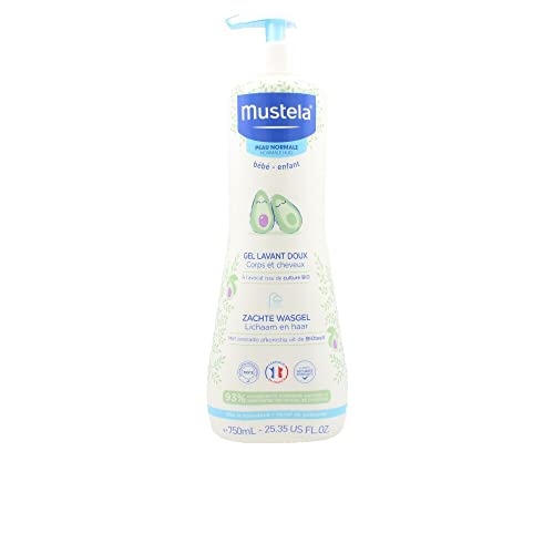 Mustela BÉBÉ gentle cleansing gel hair and body 750 ml