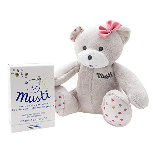 Mustela Musti Pack Agua De Toilette Sin Alcohol + Ursinho Rosa 50ml