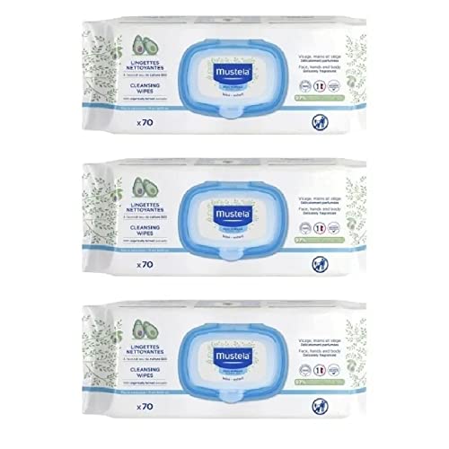 Mustela Toallitas Limpiadoras 3 x 70 - 210 Toallitas