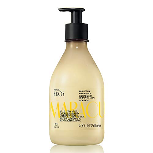 NATURA - Leche Hidratante Corporal Maracuja Natura Ekos - Hidrata, Calma y Suaviza la Piel - Para Pieles Secas y Deshidratadas - Absorción Rápida - 100% Vegano - Cruelty Free - 400 ml