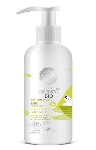 Natura Siberica Little Siberica. Gel de baño certificado orgánico para bebés, 250 ml