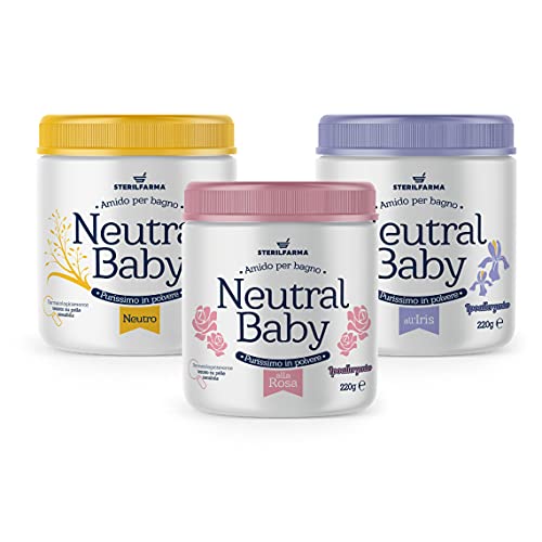 Neutral Baby es almidón de arroz en polvo, para un baño suave y hermoso. Para el cuidado y la limpieza de la piel delicada y sensible desde el nacimiento. (Neutro)