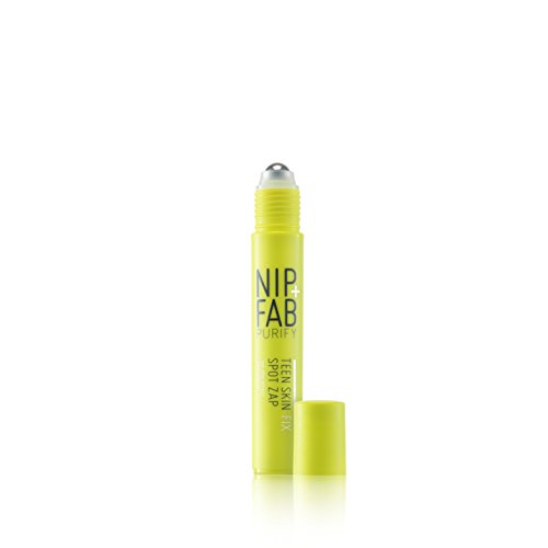 Nip + Fab Teen Skin Fix Spot Zap | Gel De Cara Con Ácido Salicílico | Hamamelis | Extracto de Wasabi | Eliminación de Manchas | Prevención del Acné | Limpieza de Poros | 15 ml