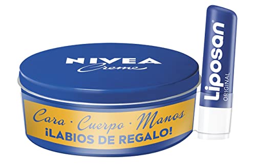 NIVEA Creme Crema Hidratante Multiuso 400ml + Regalo Liposan Original 4,8g