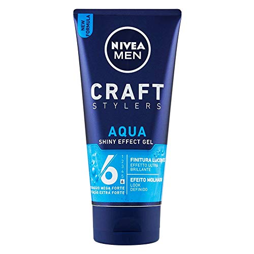 Nivea for Men - 6 unidades de gel Aqua para cabello con efecto mojado