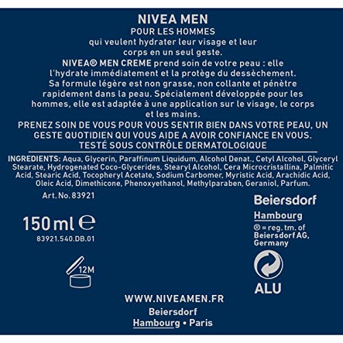 Nivea Men Crema Cara/Cuerpo/manos 150 ml