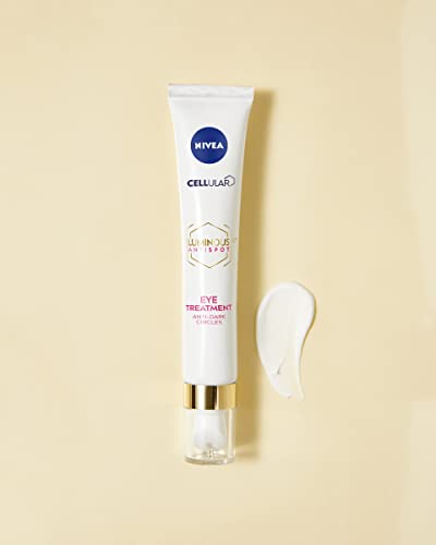 NIVEA Pack Luminous Antimanchas Tratamiento Avanzado, caja de regalo para mujer con crema de día (1 x 40 ml), crema de manos (1 x 50 ml) y contorno de ojos (1 x 15 ml)