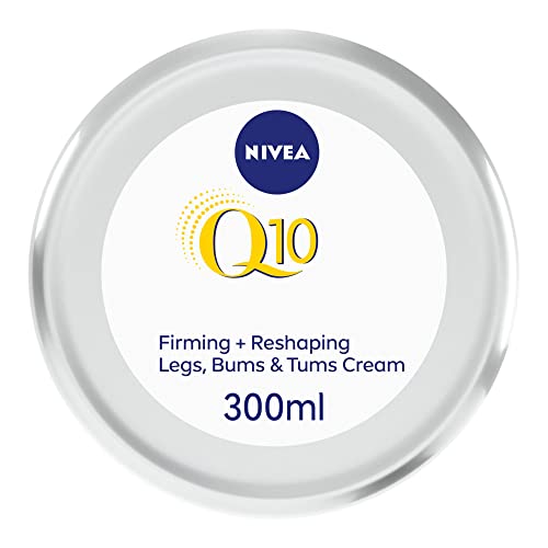 NIVEA Q10 Crema Corporal Reafirmante (300 ml), Loción Corporal Reafirmante Hidratante con Potente CoQ10 para Reafirmar la Piel, Hidratante Todo el Cuerpo para Piel de Aspecto Hermoso