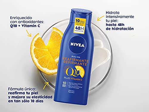 Nivea Q10 Loción Corporal Reafirmante, Piel Seca, 400ml