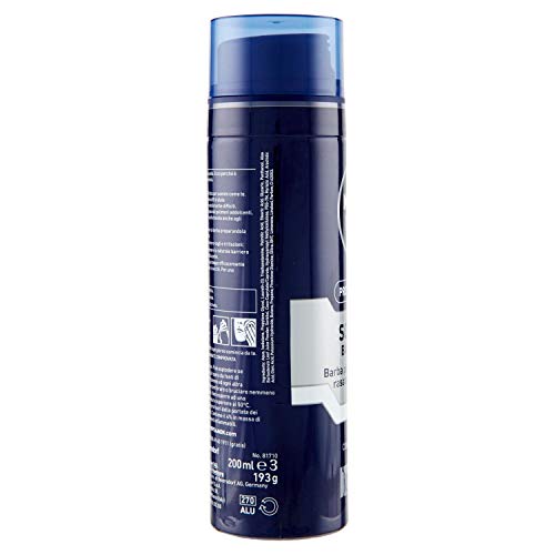 NIVEA Sch.barba barbe dure blu 200 ml. - Las espumas y cremas de afeitar