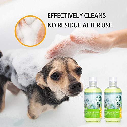 Nobleza Champú para Perros Gatos Piel Sensible y Atopica, Champú Cachorro y Gatito con Fragancia de Coco, Champú Perro Dermatitis y Anti olores |Sin Parabenos, Ftalatos o SLS |pH Adaptado| 250ml