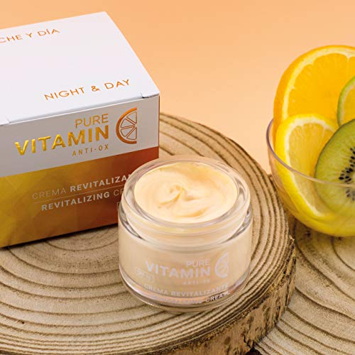 Noche Y Día Crema Revitalizante Con Vitamina C - Pure Vitamin C Anti-Ox Spf10- Ml, 60 Mililitro