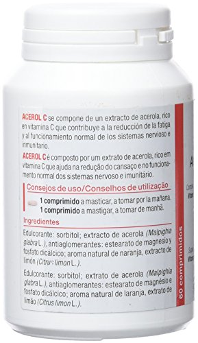 Nutergia Acerol C Complemento Alimenticio - 60 Tabletas