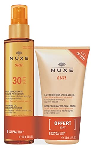 Nuxe sun huile bronzante spf30 150ml + after sun 100ml