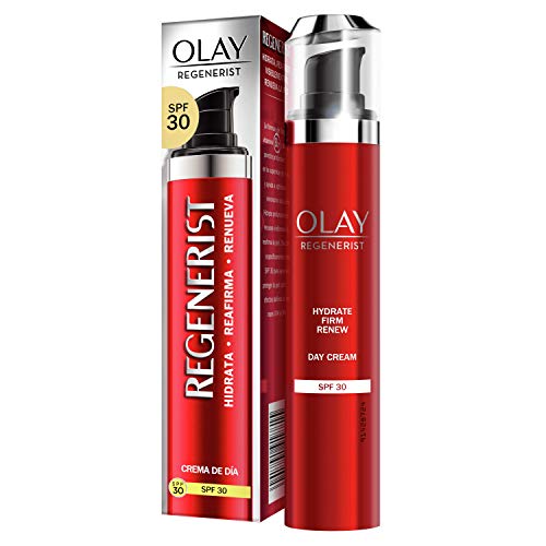 Olay Regenerist Crema Facial De Día Con SPF 30, Fórmula Con Vitamina B3 Y Niacinamida, 24 H De Hidratación, 50 ml