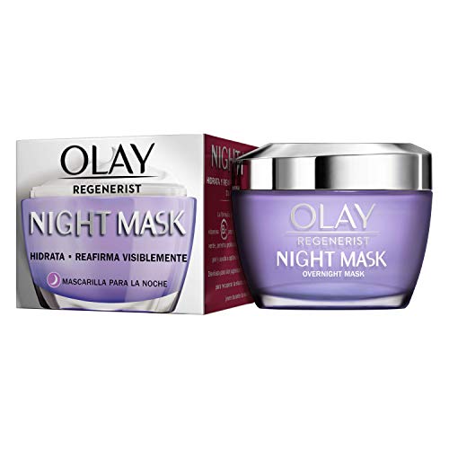 Olay Regenerist Mascarilla Facial De Noche, Fórmula Con Vitamina B3 Y Niacinamida, 24 H De Hidratación, 50 ml