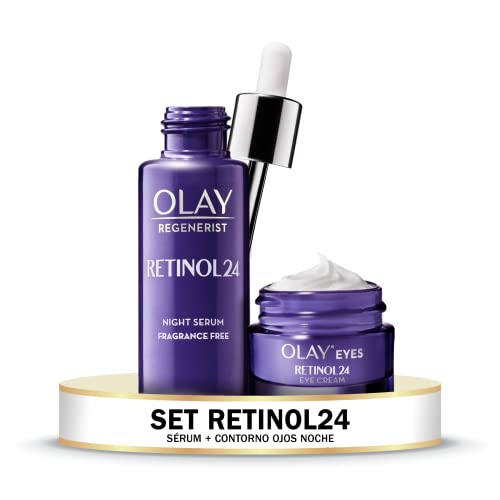 Olay Set Rutina Específica Noche Retinol24: Serum + Contorno de Ojos