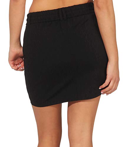 ONLY NOS Onlpoptrash Easy Skirt Pnt Noos Falda, Negro Black), 36 (Talla del fabricante: Small) para Mujer