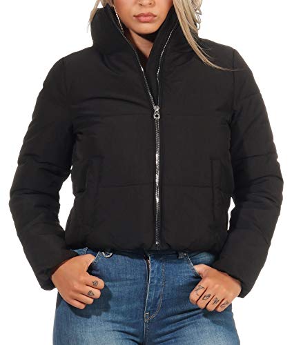 Only Onldolly Otw Noos-Chaqueta Corta Acolchada, Negro, XL para Mujer