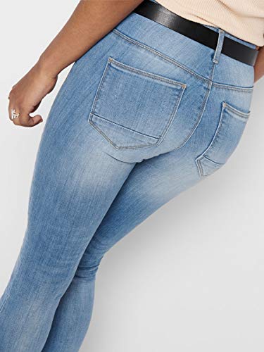 Only Onlkendell Life Re SK An Cre185063 Noos Vaqueros, Azul (Light Blue Denim Light Blue Denim), W27/L32 (Talla del Fabricante: 27) para Mujer