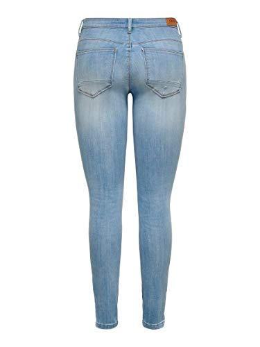 Only Onlkendell Life Re SK An Cre185063 Noos Vaqueros, Azul (Light Blue Denim Light Blue Denim), W27/L32 (Talla del Fabricante: 27) para Mujer