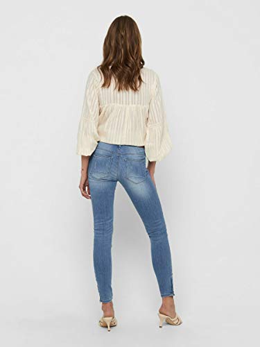 Only Onlkendell Life Re SK An Cre185063 Noos Vaqueros, Azul (Light Blue Denim Light Blue Denim), W27/L32 (Talla del Fabricante: 27) para Mujer