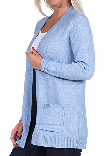 Only Onllesly L/S Open Cardigan Knt Noos Suéter, Allure, L para Mujer