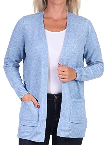 Only Onllesly L/S Open Cardigan Knt Noos Suéter, Allure, L para Mujer