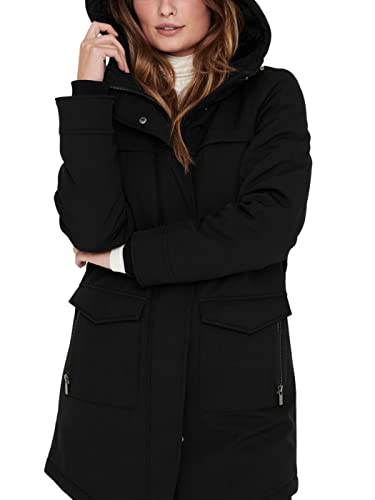 Only Onlmaastricht Otw Noos-Parka Chaquetas, Negro, M para Mujer