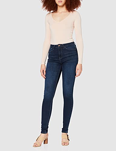 Only Onlpaola HW SK Dnm Jeans Azgz878 Noos Vaqueros Skinny, Azul (Dark Blue Denim), W29/L34 (Talla del Fabricante: Medium) para Mujer