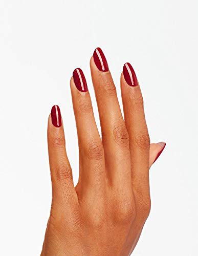 OPI Infinite Shine - Esmalte de Uñas Semipermanente a Nivel de una Manicura Profesional, 'Malaga Wine’ Color Rojo - 15 ml