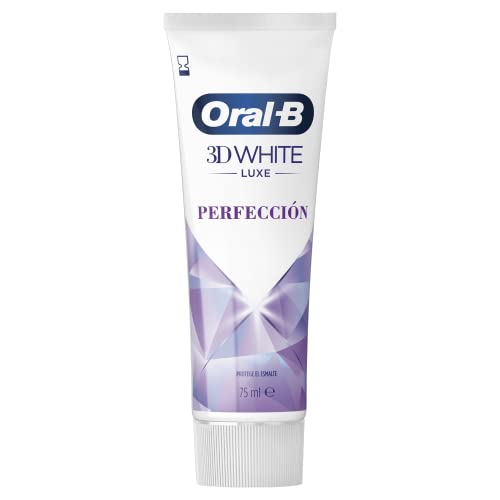 Oral-B 3D White Luxe Perfección Blanqueamiento Avanzado Pasta Dentífrica, 75ml