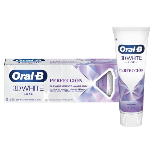 Oral-B 3D White Luxe Perfección Blanqueamiento Avanzado Pasta Dentífrica, 75ml